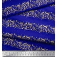 thumbnail image 3 of Soimoi Blue Rayon Fabric Lace Border Abstract Decor Fabric Printed Yard 56 Inch Wide, 3 of 3