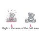 thumbnail image 5 of 7 estilo 5D lindo oso te pintura cuadros hogar decoración Oso amor Zulema Kit de pintura de diamante, 5 of 8