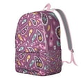 thumbnail image 2 of This Paisley Print Backpack Delivers Boho Flair for School, with a Smart Interior Layout That Includes a Laptop Compartment, A Wonderful Functional Gift, 2 of 5