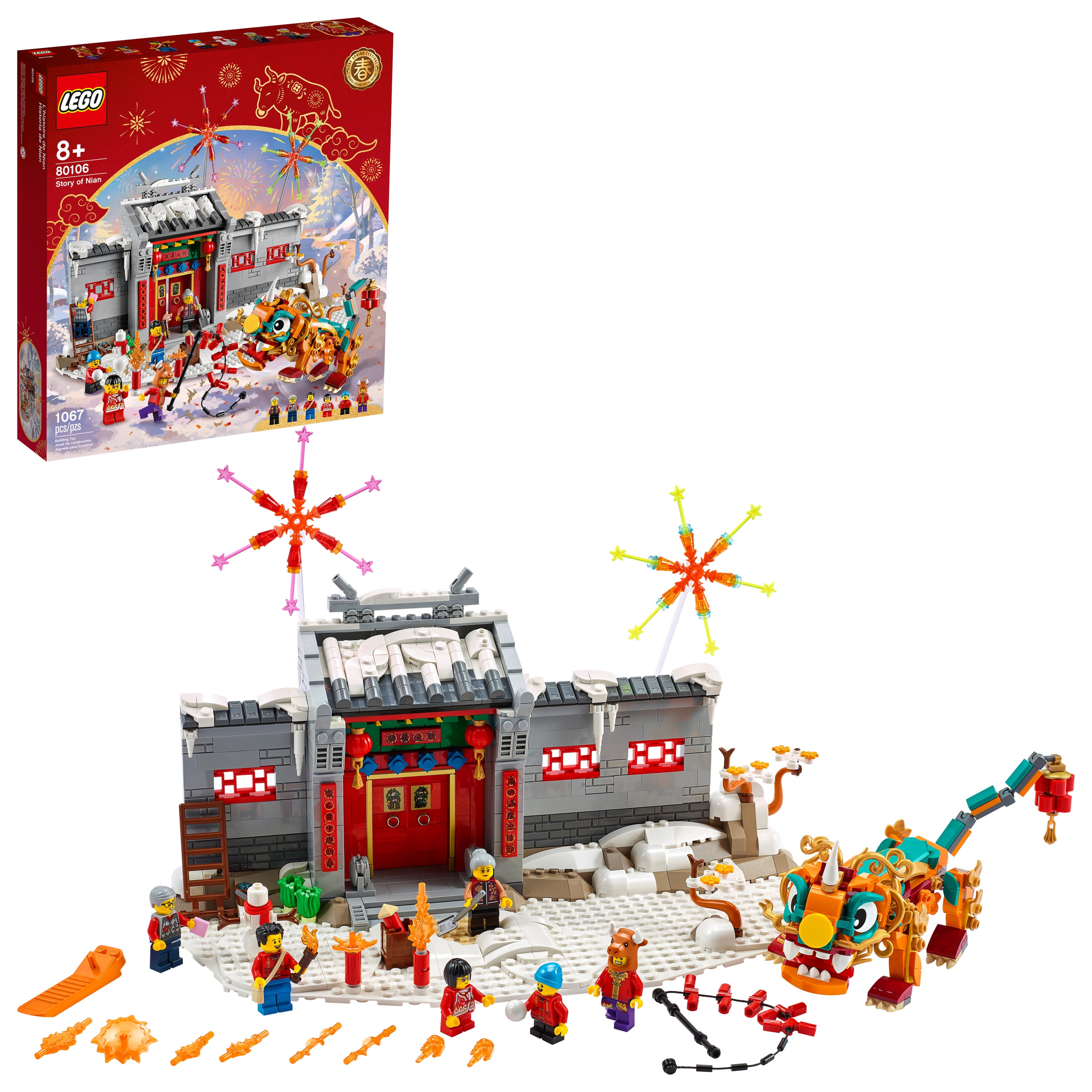 Details about   DK Top-Rated Seller Custom display case for Lego Spring Lantern Festival 80107 