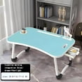 thumbnail image 2 of Oversized Foldable Laptop Bed Desk with Cup Holder, Drawer, USB, Fan and Lamp, Portable Bed Tray for Eating, Reading, Working, 2 of 10