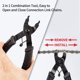 thumbnail image 5 of Herramienta de reparación de cadena de bicicleta universal, alicates de eslabones de cadena y rompecadenas e indicador de desgaste de cadena de bicicleta para cadenas de 6, 7, 8, 9, 10 velocidades - DKSFJKL, 5 of 5