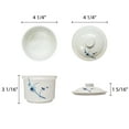 thumbnail image 2 of Excellante Blue Bamboo Melamine Dinnerware Collection 14 Oz, 4 1/4" Special Bowl W/Lid, Comes in Dozen, 2 of 2