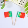 thumbnail image 6 of ULTNICE Portugal National Flag Cupcake Toppers Food Picks for Decoration 100 Pieces Safe for Food Use, 6 of 8