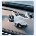 thumbnail image 3 of Car Decor, Solar Powered Car Ornament, Airplane Shaped Dashboard Decoration, Rotating Propellers, Easy Installation, Interactive Gift for Car Enthusiasts, 3 of 8