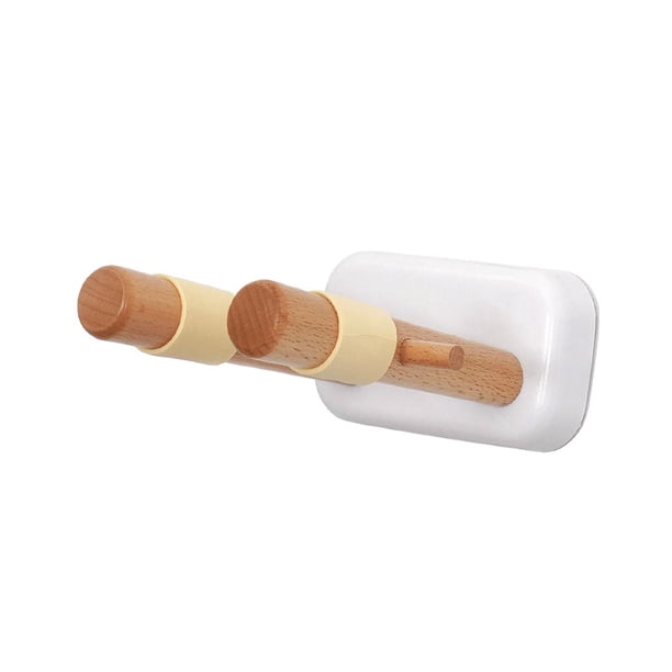 Soporte de pared para guitarra, gancho de madera para ukelele de estudio blanco