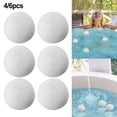 thumbnail image 4 of LEFU Boules d'Éponge Réutilisables Éliminant les Résidus - Lot de 6 Filtres Flottants Lavables Absorbant l'Huile pour Nettoyage de Piscine Bain Centres Baignoires Spas Aquarium Slime Crasse, 4 of 5