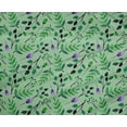 thumbnail image 4 of oneOone Polyester Spandex Green Fabric Florals Sewing Material Print Fabric By The Yard 56 Inch Wide-BAM, 4 of 5
