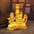 thumbnail image 4 of FOMIYES De Bambú Tradicional Dorado Para Escritorio Ideal Para Y, 4 of 7