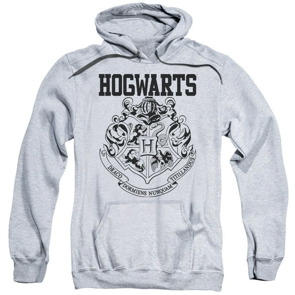 Men's Harry Potter Hogwarts Athletic Hooded Sweatshirt X-Large Athletic Heather