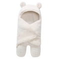 thumbnail image 4 of Infant Swaddle Wrap Baby Bedding Blanket Sleeping Bag White for 0-3 months, 4 of 8