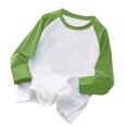 thumbnail image 2 of Fesfesfes Athletic Shirts For Girls Girl And Boy Casual Long Sleeve Tops Round Neck Top, 2 of 4