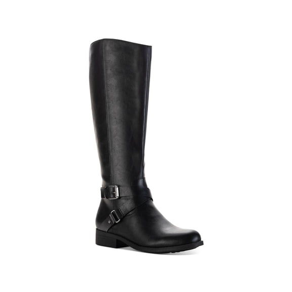 Style & Co. Womens Marilee Faux Leather Pull On Mid-Calf Boots