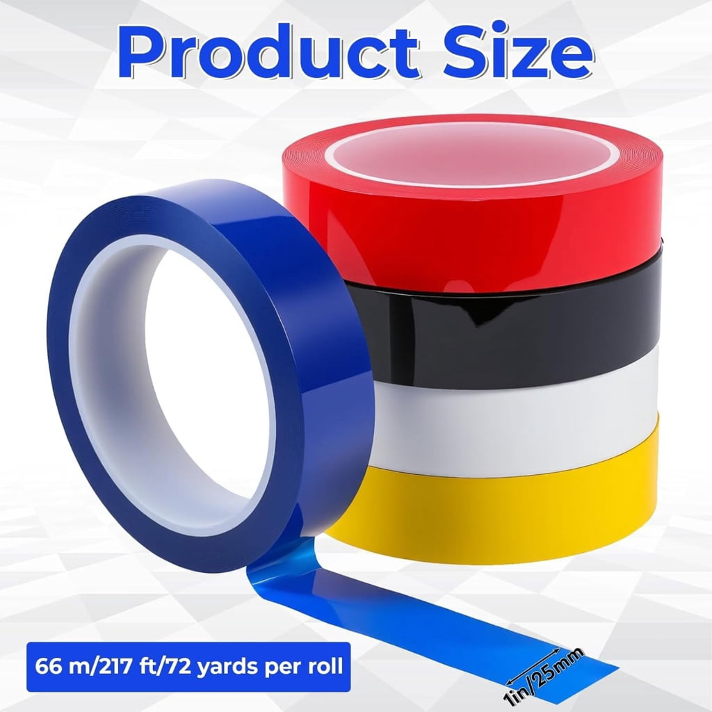 Miiottaa Multiple Purpose Grip Floor Tape Featuring Powerful Bond for Playgrounds Gyms