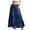 Blue, variant on Boho Maxi Skirt for Women High Waist Tiered Long Flowing A-Line Skirt Summer Beach Casual Elastic Waist Skirts
