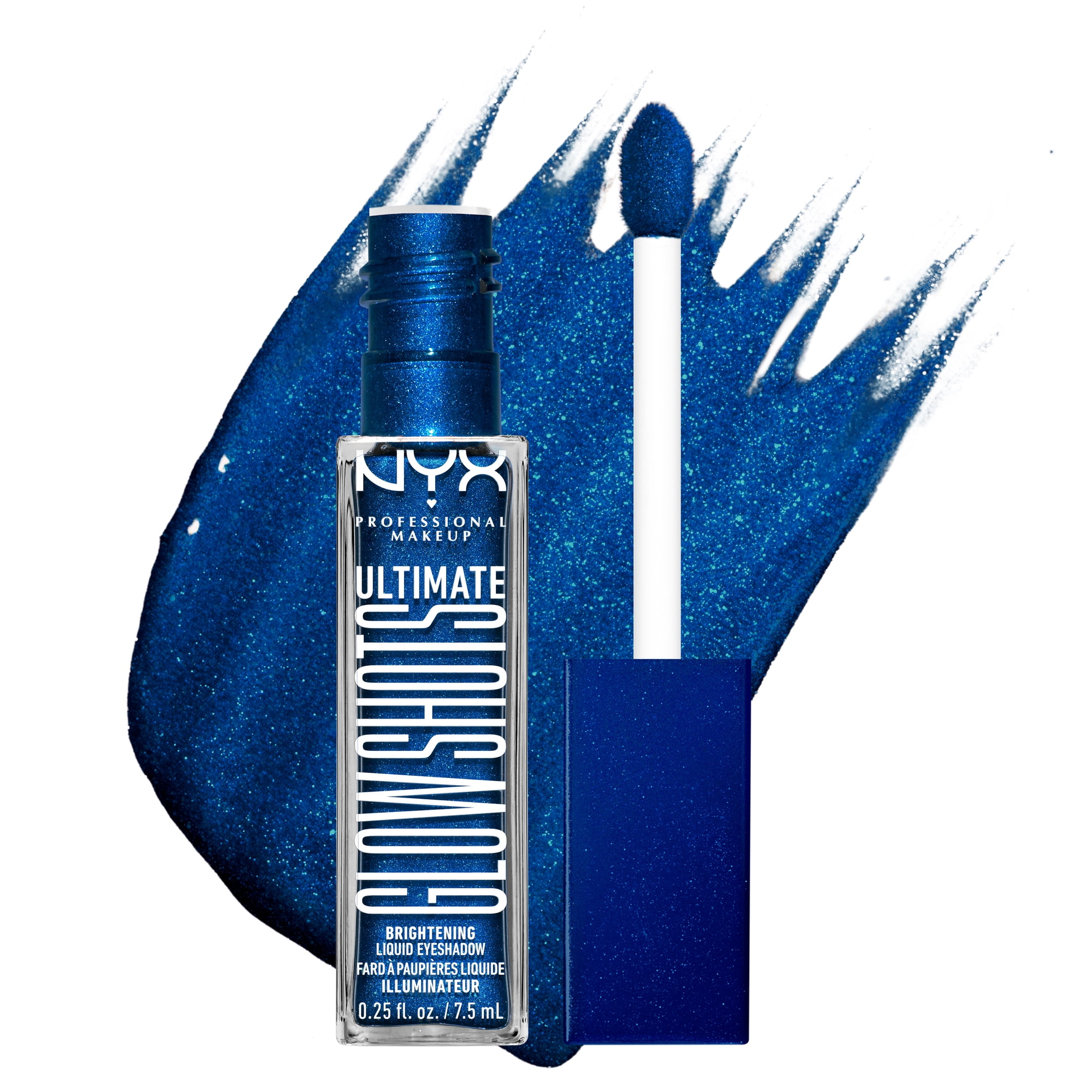 NYX Professional Makeup Ultimate Glow Shots Shimmer Liquid Eyeshadow, Blueberry Bank