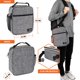 thumbnail image 3 of Lonchera Premium Aislada opux para Niños y Adultos Gris Claro, 3 of 7