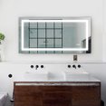 thumbnail image 2 of Topcobe 72" x 36" LED Bathroom Mirror, Wall Mount Bathroom Vanity Make Up Mirror, 2 of 9