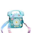 thumbnail image 1 of 400ml Colorful Telephones Shaped Water Bottle Sturdy Leak-proof Water Drinking Cup for Outdoor Indoor, 1 of 5