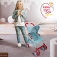 thumbnail image 5 of The New York Doll Collection Light Denim Print Baby Doll Stroller for Kids, Girls, Boys, 5 of 5