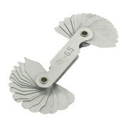 Unique Bargains Measure Tool 32 Leaves Double Hand Fillet Radius Gauge R1-6.5mm