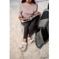 thumbnail image 6 of Women's Cozy Slippers Memory Foam Slip-on Fuzzy House Slippers Warm Plush Bedroom Scuff Slipper, 6 of 7