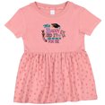thumbnail image 3 of Inktastic My Daddy Did It and He Did It for Me with Graduation Cap Girls Baby Dress, 3 of 5