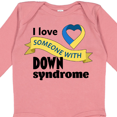 thumbnail image 4 of Inktastic I Love Someone with Down Syndrome Boys or Girls Long Sleeve Baby Bodysuit, 4 of 5