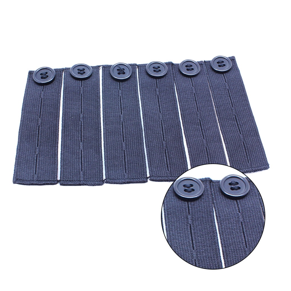 6pcs Elastic Waist Extenders Adjustable Waistband Expanding Button ...