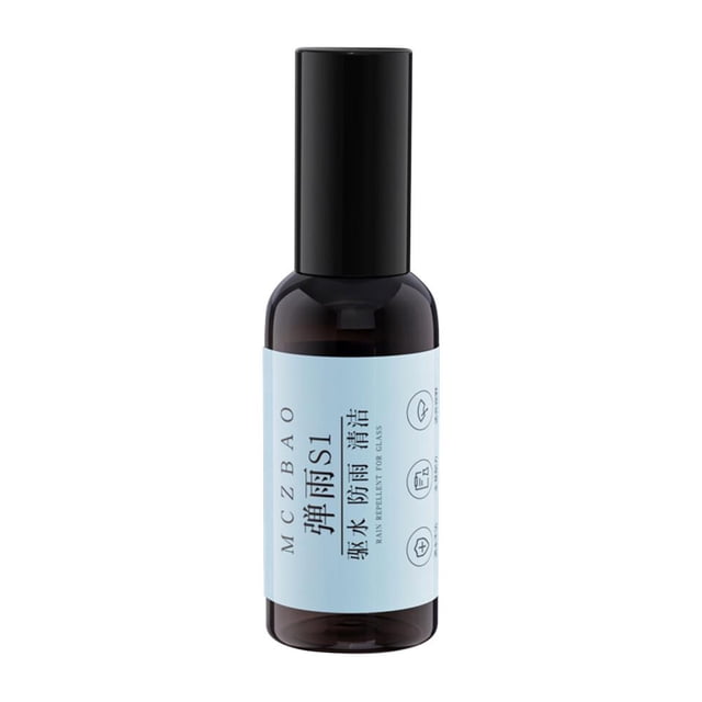 Car Window Water Repellent Spray, Anti-Fog Coating for Windshields, Mirrors, Helmets - Rainproof & Long-Lasting Clarity