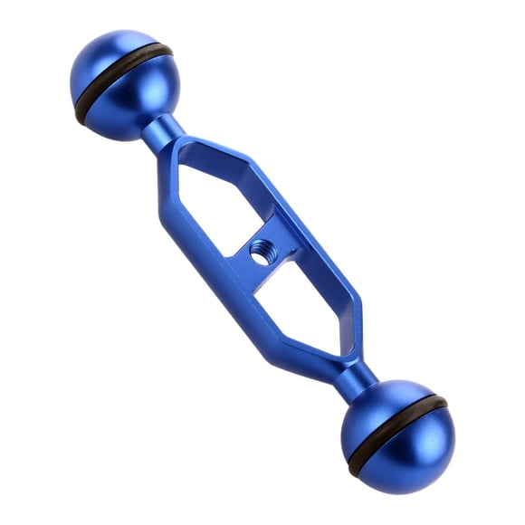 Almencla Aluminum Alloy Underwater Extension Arm Diving Tray for Video Light Lighting Blue