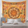 thumbnail image 4 of Yeacher 1PCS Home Bohemian Milled Tapestry 130cm * 150cm Sun Pattern Room Background Hanging Cloth, 4 of 5