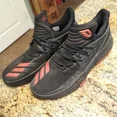 thumbnail image 4 of RARE Ad-id-as Dame 3 Black Scarlet NBA Basketball Sneaker Shoes CQ0270 Mens 13.5, 4 of 6