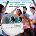 thumbnail image 2 of braveheart Portable CD Players For Home With Easy To Controls High-fidelity Sound Durable white, 2 of 6