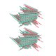 thumbnail image 4 of Pajitas de papel de estilo navideño, pajitas biodegradables gruesas, duraderas, seguras, sin veneno, de amplia aplicación, 200 Uds., 4 of 8