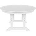 thumbnail image 2 of Paradise Table à Manger Ronde en Plastique HDPE 47 Pouces pour Extérieur, 2 of 5