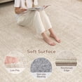 thumbnail image 2 of UERMEI 8'x10' Washable Area Rugs for Living Room, Non-slip Soft Vintage Oriental Rug for Bedroom Dining Room Office, Low Pile Modern Distressed Home Decor Carpet, Beige, 2 of 9