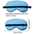 thumbnail image 2 of HEQUSIGNS 4Pcs Silk Sleep Eye Mask, Silk Blackout Eye Mask for Sleeping With Adjustable Strap, Comfortable Soft Night Blindfold for Women Men Kids, 2 of 6