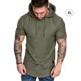 thumbnail image 3 of Minnieouse Sudadera con capucha de algodón para hombre Sudadera con capucha de algodón con capucha para el sudor Camisetas Verde SG, 3 of 6