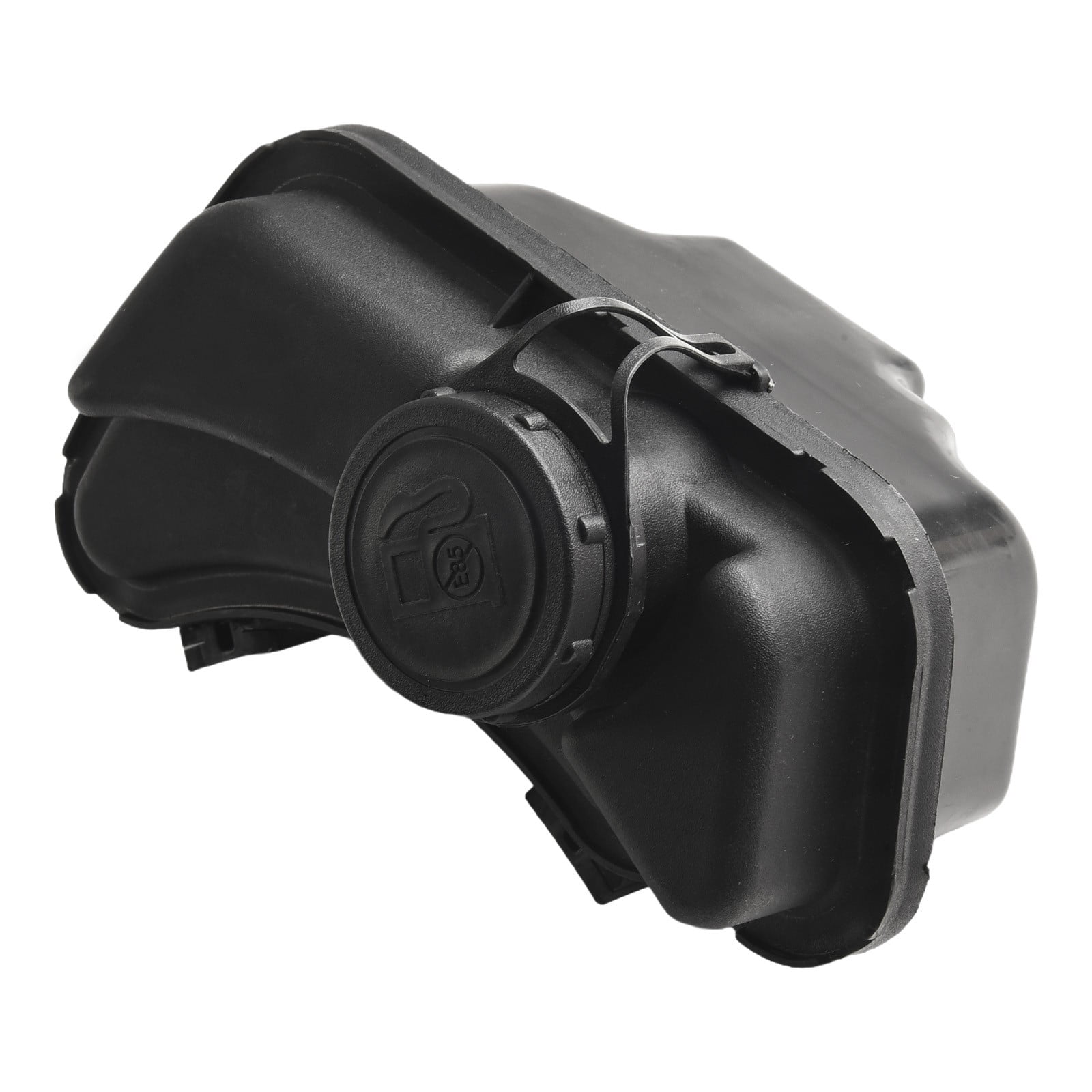 Plastic Fuel Gas Tank 596251 with Cap 596250 for Engine Replacement - Black Durable Container, Secure Seal, Easy Install