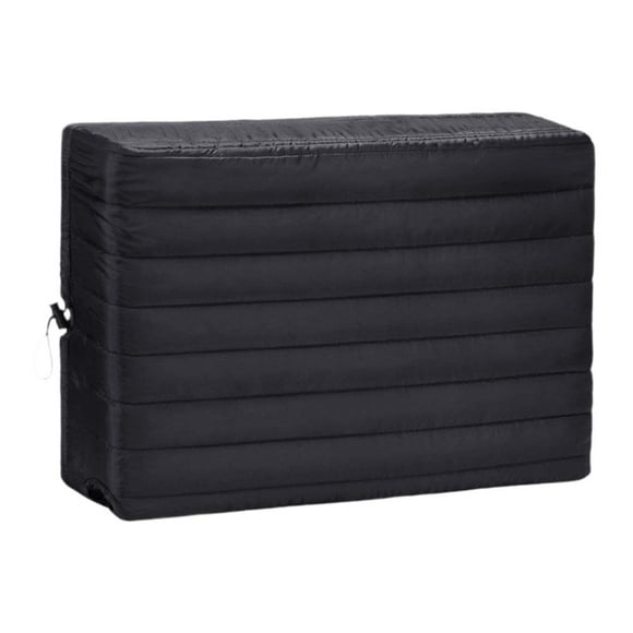 Siruishop Indoor Air Conditioner Cover Easy Install Unit Cover for Inside Window House Black S