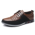 thumbnail image 2 of Zapatos Casual Vestir para Hombres Cuero PU Transpirable Negocios Bodas, 2 of 9