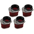 thumbnail image 2 of DWCX 4Pcs 54mm Carburetor Oval Pod Air Cleaners Filters Fit for Honda CB650 CB750 CB900 CB1000 CB1100 CBX, 2 of 5