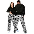 thumbnail image 5 of Halloween Christmas Pajama Pants Women Men Fuzzy Flannel Pjs Pants Pajama Bottom Couples Lounge Costume Gifts, 5 of 6