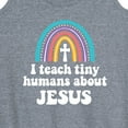 thumbnail image 3 of Instant Message - Teach About Jesus - Women's Racerback Tank Top, 3 of 6