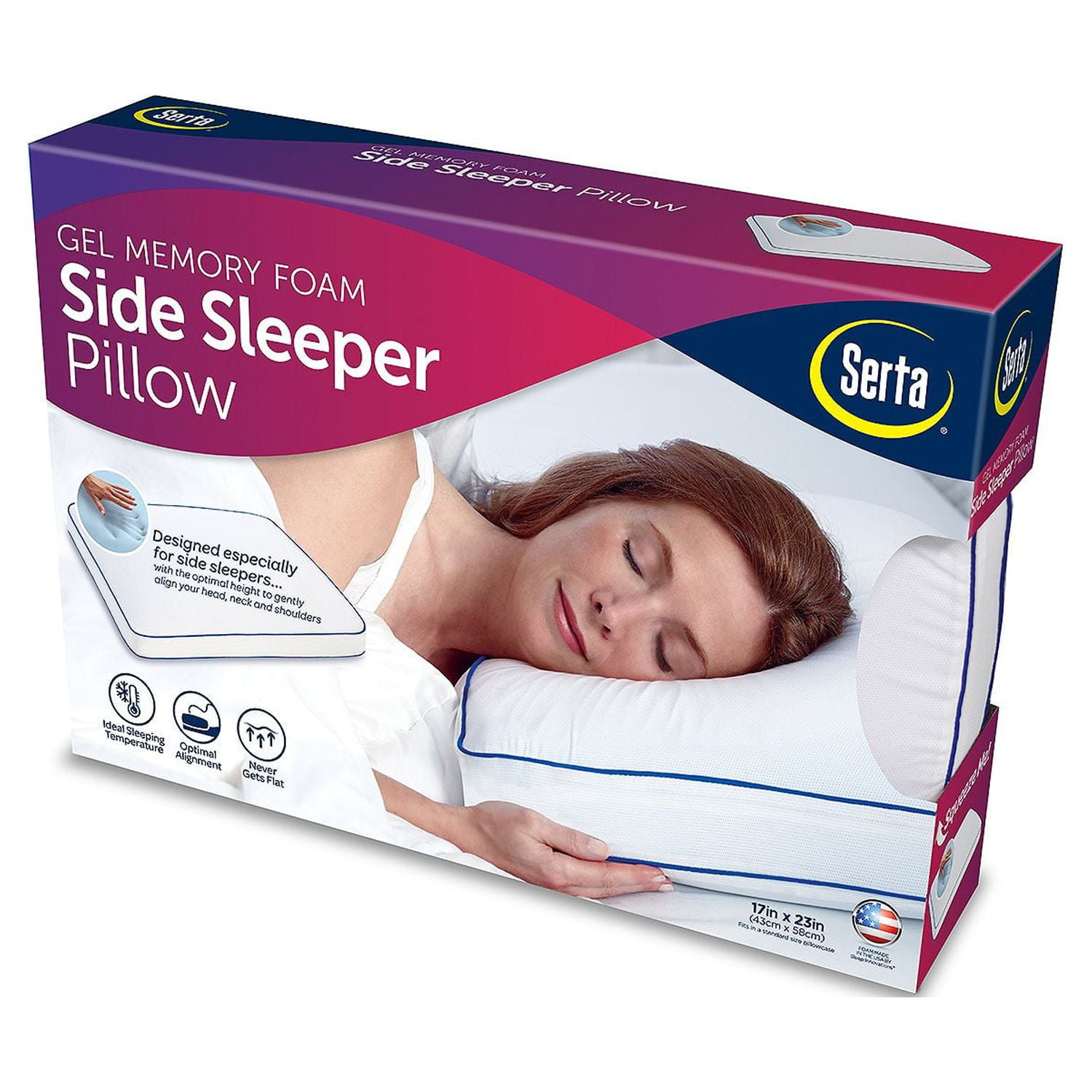 Side sleeper hotsell pillow walmart