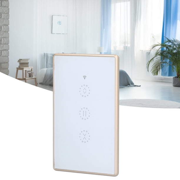 Atenuador inteligente estándar 50/60 Hz enciende o apaga automáticamente el interruptor inteligente WiFi para el hogar para IFTTT Roqi para persianas enrollables eléctricas ANGGREK Otros