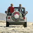 thumbnail image 6 of Premium Oxford Cloth Tire Cover - Christmas Tree Universal Fit Spare Wheel Protector for SUV, Truck, RV - Weather-Resistant, Dustproof, and UV Protection - Easy Installation - Ideal for Outdoor Use, 6 of 10
