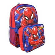 Marvel Spiderman Backpack Lunchbox Set