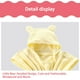 thumbnail image 4 of Toalla de baño con capucha para bebé Kdkad, extragrande, suave, gruesa y absorbente, para niños pequeños, toalla de baño infantil, poncho de ducha para niños y niñas., 4 of 7